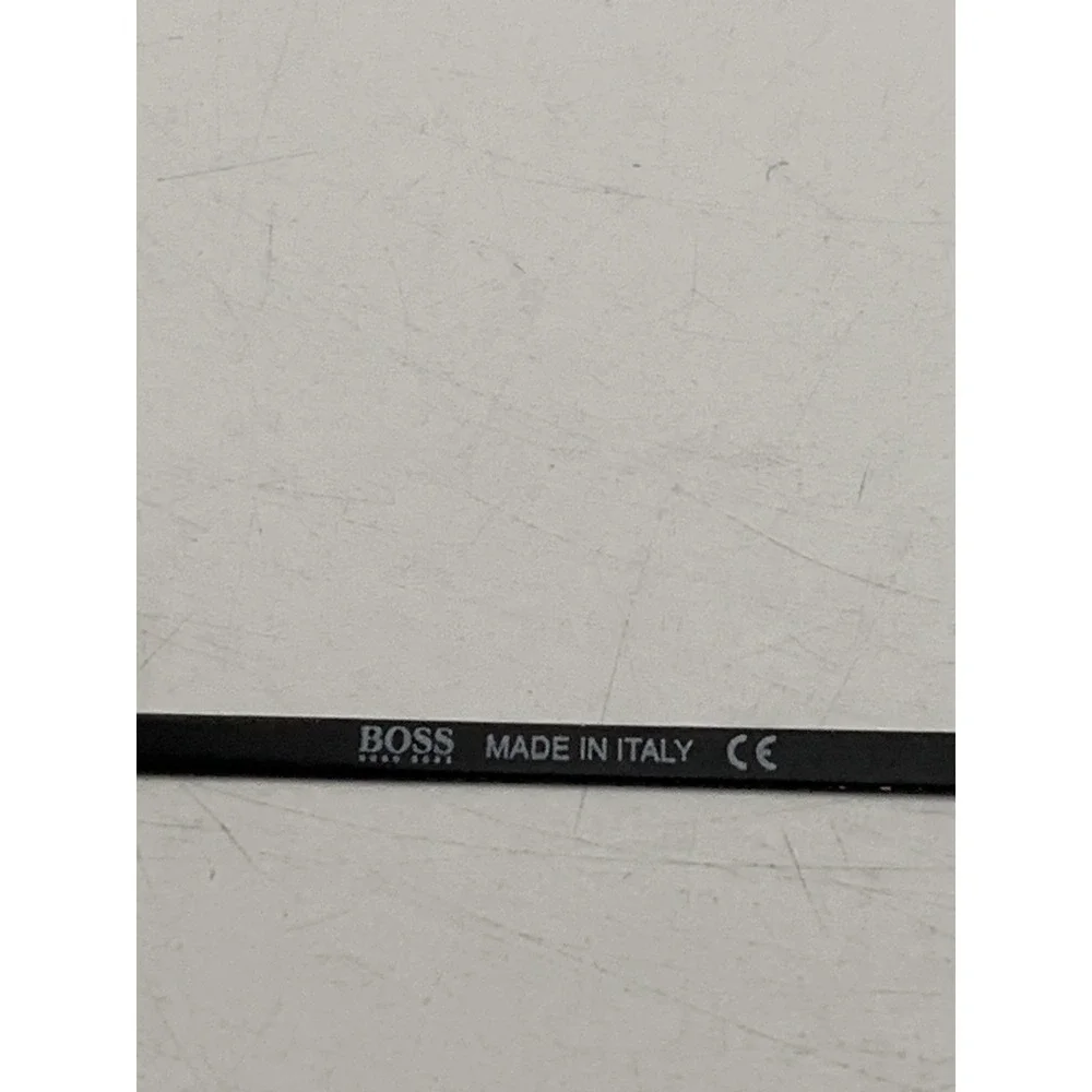 Boss Eyeglasses BOSS 0366/U IXA 54-19 140 Black Rectangle Half Rim Mens Frame